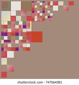 Abstract colorful pattern for background. Decorative backdrop can be used for wallpaper, pattern fills, web page background, surface textures.