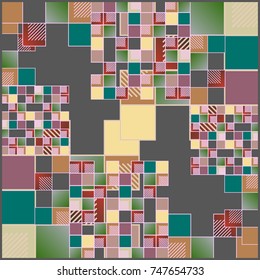 Abstract colorful pattern for background. Decorative backdrop can be used for wallpaper, pattern fills, web page background, surface textures.