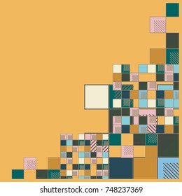 Abstract colorful pattern for background. Decorative backdrop can be used for wallpaper, pattern fills, web page background, surface textures.