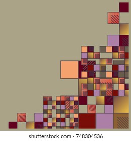 Abstract colorful pattern for background. Decorative backdrop can be used for wallpaper, pattern fills, web page background, surface textures.