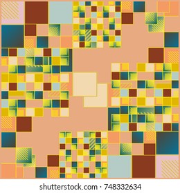Abstract colorful pattern for background. Decorative backdrop can be used for wallpaper, pattern fills, web page background, surface textures.