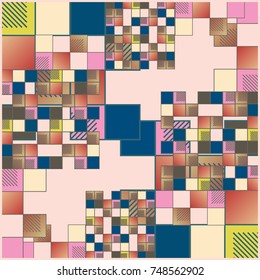 Abstract colorful pattern for background. Decorative backdrop can be used for wallpaper, pattern fills, web page background, surface textures.
