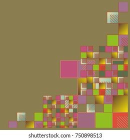 Abstract colorful pattern for background. Decorative backdrop can be used for wallpaper, pattern fills, web page background, surface textures.