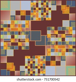 Abstract colorful pattern for background. Decorative backdrop can be used for wallpaper, pattern fills, web page background, surface textures.