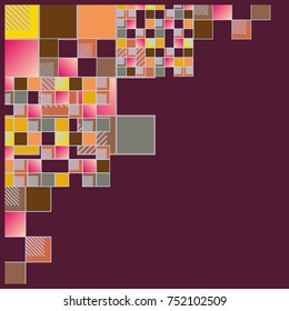 Abstract colorful pattern for background. Decorative backdrop can be used for wallpaper, pattern fills, web page background, surface textures.