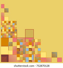 Abstract colorful pattern for background. Decorative backdrop can be used for wallpaper, pattern fills, web page background, surface textures.