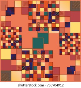 Abstract colorful pattern for background. Decorative backdrop can be used for wallpaper, pattern fills, web page background, surface textures.