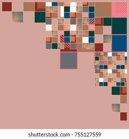 Abstract colorful pattern for background. Decorative backdrop can be used for wallpaper, pattern fills, web page background, surface textures.