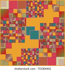 Abstract colorful pattern for background. Decorative backdrop can be used for wallpaper, pattern fills, web page background, surface textures.