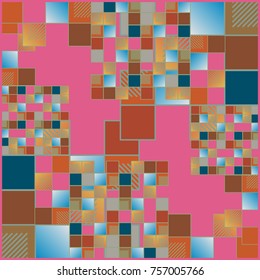 Abstract colorful pattern for background. Decorative backdrop can be used for wallpaper, pattern fills, web page background, surface textures.