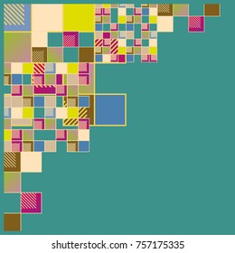 Abstract colorful pattern for background. Decorative backdrop can be used for wallpaper, pattern fills, web page background, surface textures.