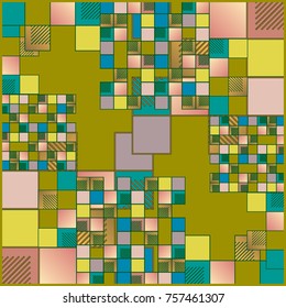 Abstract colorful pattern for background. Decorative backdrop can be used for wallpaper, pattern fills, web page background, surface textures.