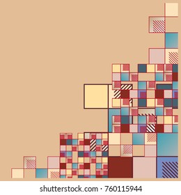Abstract colorful pattern for background. Decorative backdrop can be used for wallpaper, pattern fills, web page background, surface textures.