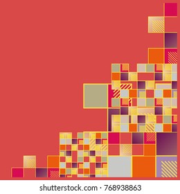 Abstract colorful pattern for background. Decorative backdrop can be used for wallpaper, pattern fills, web page background, surface textures.