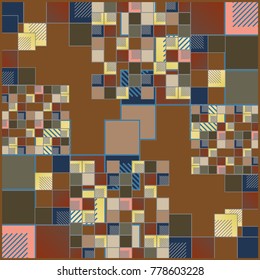 Abstract colorful pattern for background. Decorative backdrop can be used for wallpaper, pattern fills, web page background, surface textures.