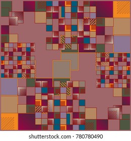 Abstract colorful pattern for background. Decorative backdrop can be used for wallpaper, pattern fills, web page background, surface textures.