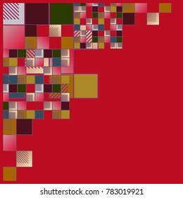 Abstract colorful pattern for background. Decorative backdrop can be used for wallpaper, pattern fills, web page background, surface textures.