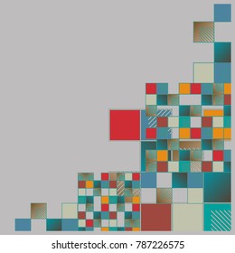 Abstract colorful pattern for background. Decorative backdrop can be used for wallpaper, pattern fills, web page background, surface textures.