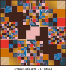 Abstract colorful pattern for background. Decorative backdrop can be used for wallpaper, pattern fills, web page background, surface textures.