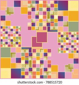 Abstract colorful pattern for background. Decorative backdrop can be used for wallpaper, pattern fills, web page background, surface textures.