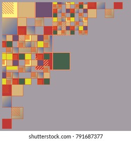 Abstract colorful pattern for background. Decorative backdrop can be used for wallpaper, pattern fills, web page background, surface textures.