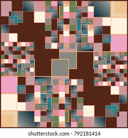 Abstract colorful pattern for background. Decorative backdrop can be used for wallpaper, pattern fills, web page background, surface textures.