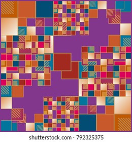 Abstract colorful pattern for background. Decorative backdrop can be used for wallpaper, pattern fills, web page background, surface textures.