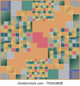Abstract colorful pattern for background. Decorative backdrop can be used for wallpaper, pattern fills, web page background, surface textures.