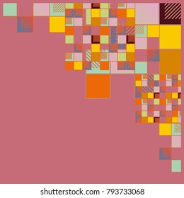 Abstract colorful pattern for background. Decorative backdrop can be used for wallpaper, pattern fills, web page background, surface textures.