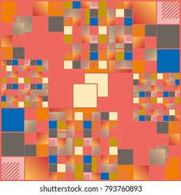 Abstract colorful pattern for background. Decorative backdrop can be used for wallpaper, pattern fills, web page background, surface textures.