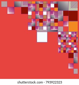 Abstract colorful pattern for background. Decorative backdrop can be used for wallpaper, pattern fills, web page background, surface textures.