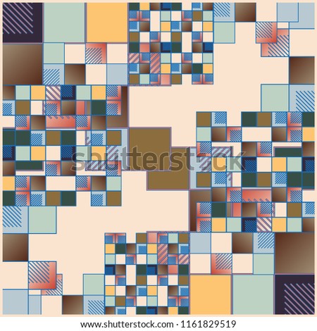 Abstract colorful pattern for background. Decorative backdrop can be used for wallpaper, pattern fills, web page background, surface textures.