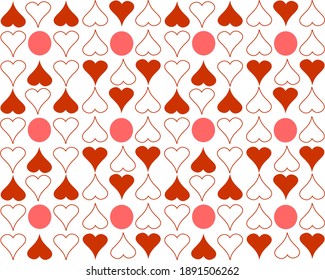 Abstract colorful pattern for background - valentines day or love background