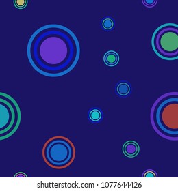 Abstract colorful pattern with circles. Geometry pattern for fabric. Round Circle Dots. Network Design, Technology Science, Vector Illustration. Perfect For Logo, Banner, Icon, Holiday Background.