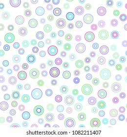 Abstract colorful pattern with circles. Geometry pattern for fabric. Round Circle Dots. Network Design, Technology Science, Vector Illustration. Perfect For Logo, Banner, Icon, Holiday Background.