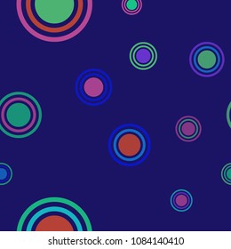 Abstract colorful pattern with circles. Geometry pattern for fabric. Round Circle Dots. Network Design, Technology Science, Vector Illustration. Perfect For Logo, Banner, Icon, Holiday Background.