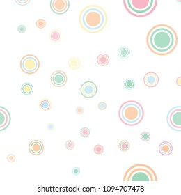Abstract colorful pattern with circles. Geometry pattern for fabric. Round Circle Dots. Network Design, Technology Science, Vector Illustration. Perfect For Logo, Banner, Icon, Holiday Background.