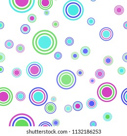 Abstract colorful pattern with circles. Geometry pattern for fabric. Round Circle Dots. Network Design, Technology Science, Vector Illustration. Perfect For Logo, Banner, Icon, Holiday Background.