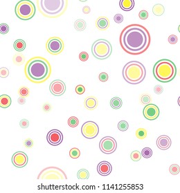 Abstract colorful pattern with circles. Geometry pattern for fabric. Round Circle Dots. Network Design, Technology Science, Vector Illustration. Perfect For Logo, Banner, Icon, Holiday Background.