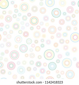 Abstract colorful pattern with circles. Geometry pattern for fabric. Round Circle Dots. Network Design, Technology Science, Vector Illustration. Perfect For Logo, Banner, Icon, Holiday Background.