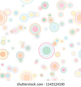 Abstract colorful pattern with circles. Geometry pattern for fabric. Round Circle Dots. Network Design, Technology Science, Vector Illustration. Perfect For Logo, Banner, Icon, Holiday Background.