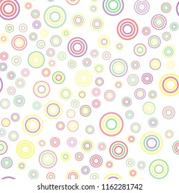 Abstract colorful pattern with circles. Geometry pattern for fabric. Round Circle Dots. Network Design, Technology Science, Vector Illustration. Perfect For Logo, Banner, Icon, Holiday Background.