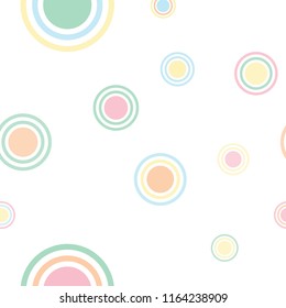 Abstract colorful pattern with circles. Geometry pattern for fabric. Round Circle Dots. Network Design, Technology Science, Vector Illustration. Perfect For Logo, Banner, Icon, Holiday Background.