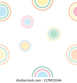 Abstract colorful pattern with circles. Geometry pattern for fabric. Round Circle Dots. Network Design, Technology Science, Vector Illustration. Perfect For Logo, Banner, Icon, Holiday Background.