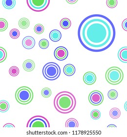 Abstract colorful pattern with circles. Geometry pattern for fabric. Round Circle Dots. Network Design, Technology Science, Vector Illustration. Perfect For Logo, Banner, Icon, Holiday Background.