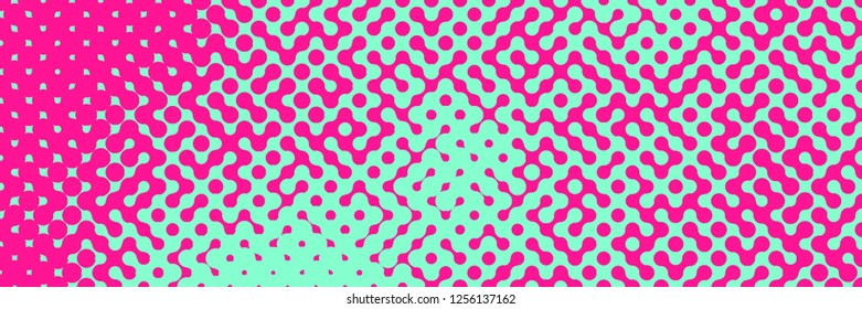 Abstract colorful pattern consisting of a circles of different size.Vector illustration of a dotted background. Retro geometric backdrop.