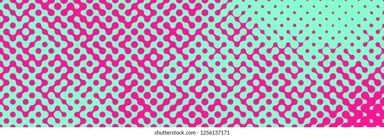 Abstract colorful pattern consisting of a circles of different size.Vector illustration of a dotted background. Retro geometric backdrop.