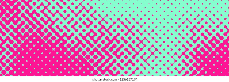 Abstract colorful pattern consisting of a circles of different size.Vector illustration of a dotted background. Retro geometric backdrop.