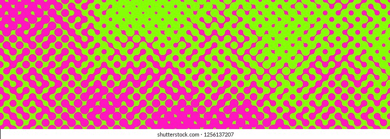 Abstract colorful pattern consisting of a circles of different size.Vector illustration of a dotted background. Retro geometric backdrop.