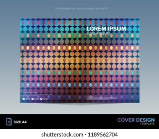 Abstract Colorful Pattern Cover Design